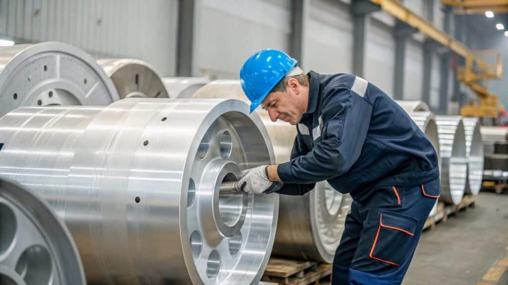 alt with keywords: a light aircraft or experimental aircraft component made from 6061 aluminum alongside a commercial jet component from 7075